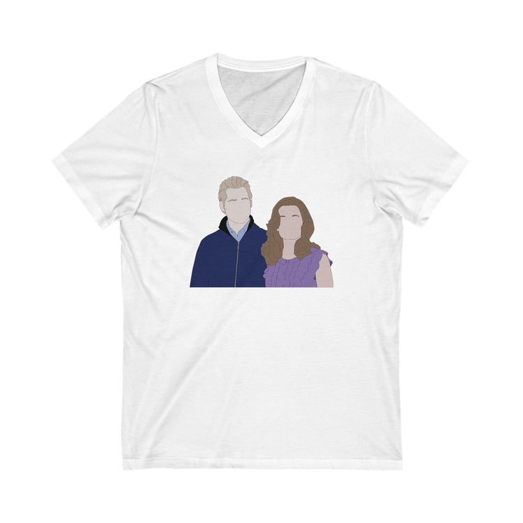Dr. Cullen and Esme V-Neck Tee - Fandom-Made