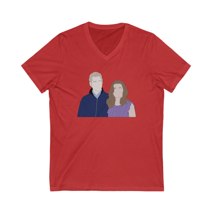 Dr. Cullen and Esme V-Neck Tee - Fandom-Made