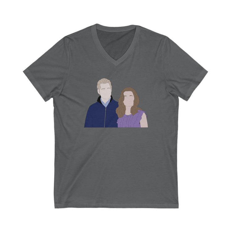 Dr. Cullen and Esme V-Neck Tee - Fandom-Made