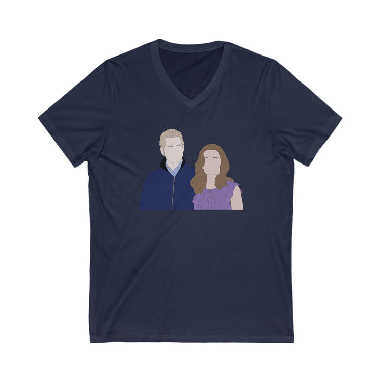 Dr. Cullen and Esme V-Neck Tee - Fandom-Made