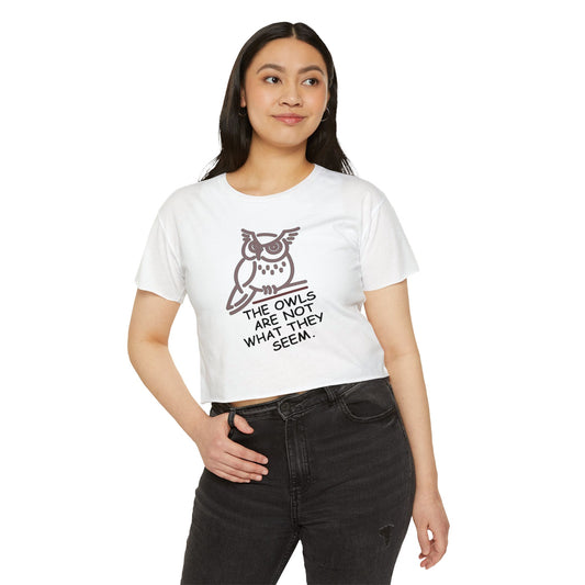 The Owls Crop Top - Fandom-Made