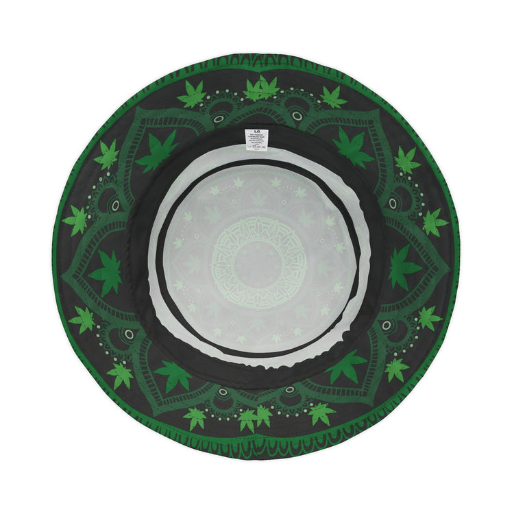 Weed Mandala All-Over Print Bucket Hat - Fandom-Made
