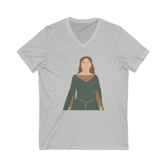 Queen Alicent V-Neck Tee - Fandom-Made