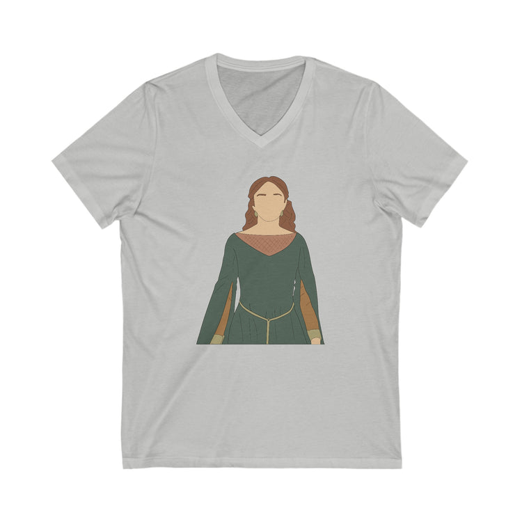 Queen Alicent V-Neck Tee - Fandom-Made