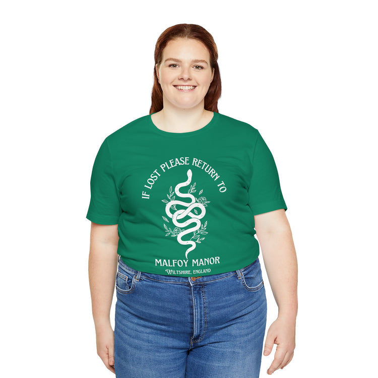 If Lost Return To Malfoy Manor T-Shirt - Fandom-Made