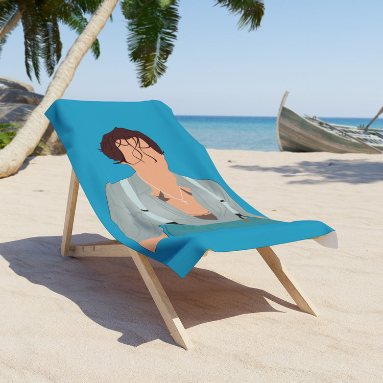 Feeling Blue Beach Towel - Fandom-Made