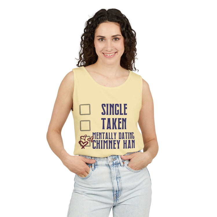 Mentally Dating Chimney Han Tank Top - Fandom-Made