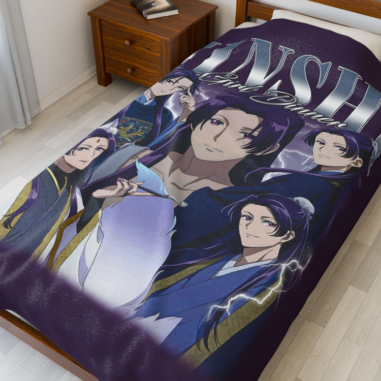 Girl Dinner Jinshi Velveteen Plush Blanket - Fandom-Made
