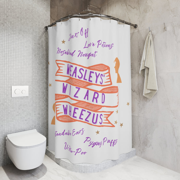 Wizard Wheezus Shower Curtain - Fandom-Made