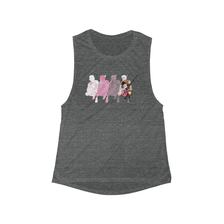 Machine Gun Kelly Women's Flowy Scoop Muscle Tank - Fandom-Made