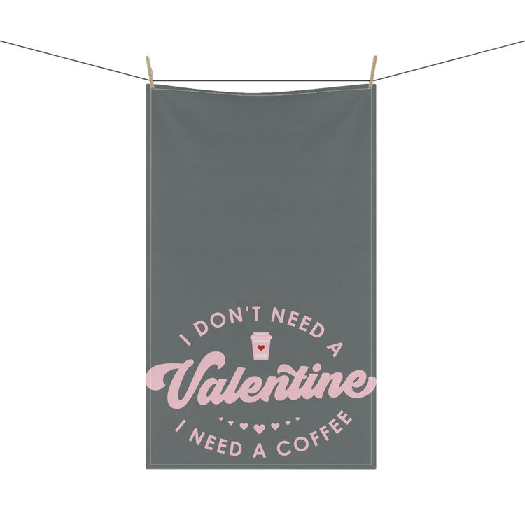 Valentine Coffee Kitchen Towel - Fandom-Made