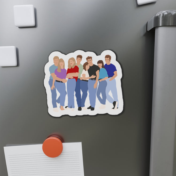 90210 Group Die-Cut Magnet - Fandom-Made