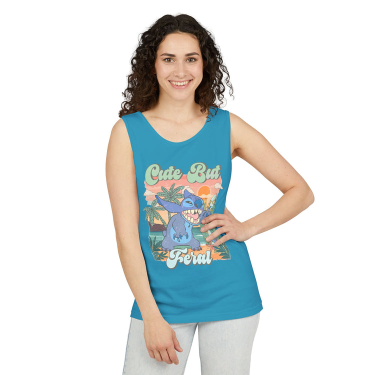 Cute But Feral Tank Top - Fandom-Made