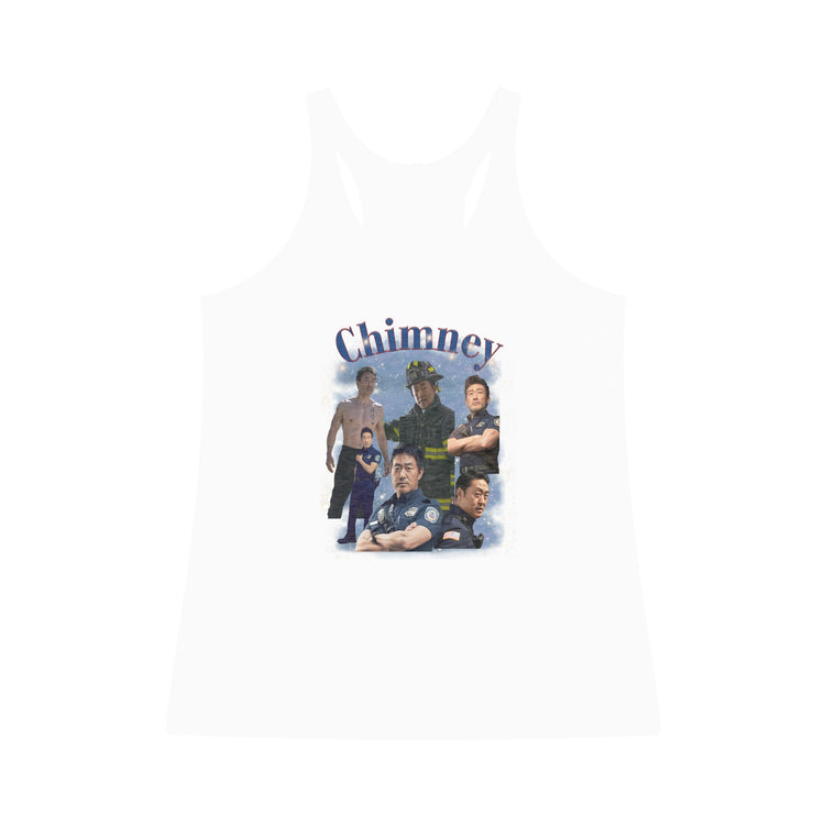Chimney Women's Tri-Blend Racerback Tank - Fandom-Made