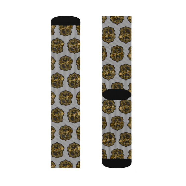 Hufflepuff Crest Socks - Fandom-Made