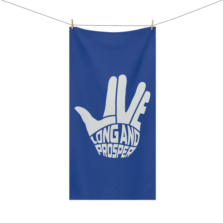 Live Long And Prosper Cotton Beach Towel - Fandom-Made