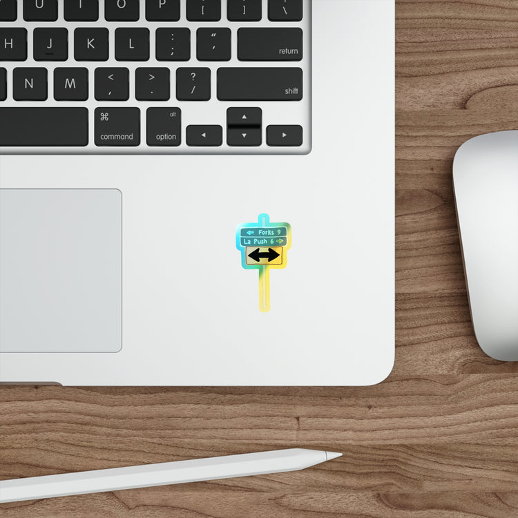 Decisions Holographic Sticker