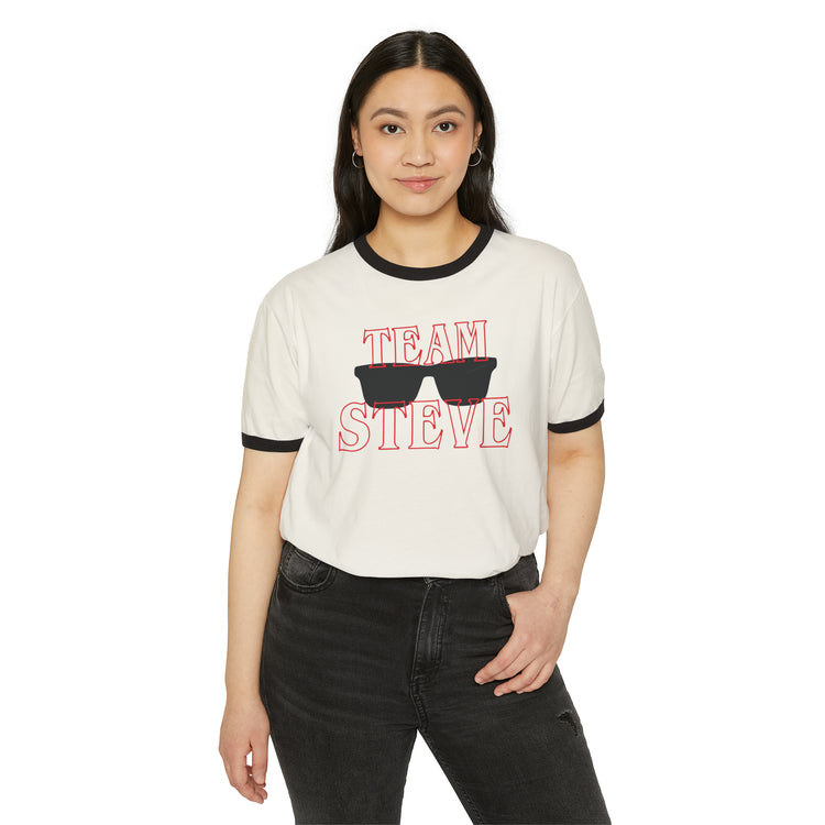 Team Steve Ringer T-Shirt - Fandom-Made