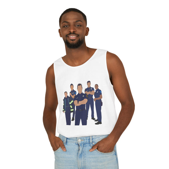 9-1-1 Group Tank Top - Fandom-Made