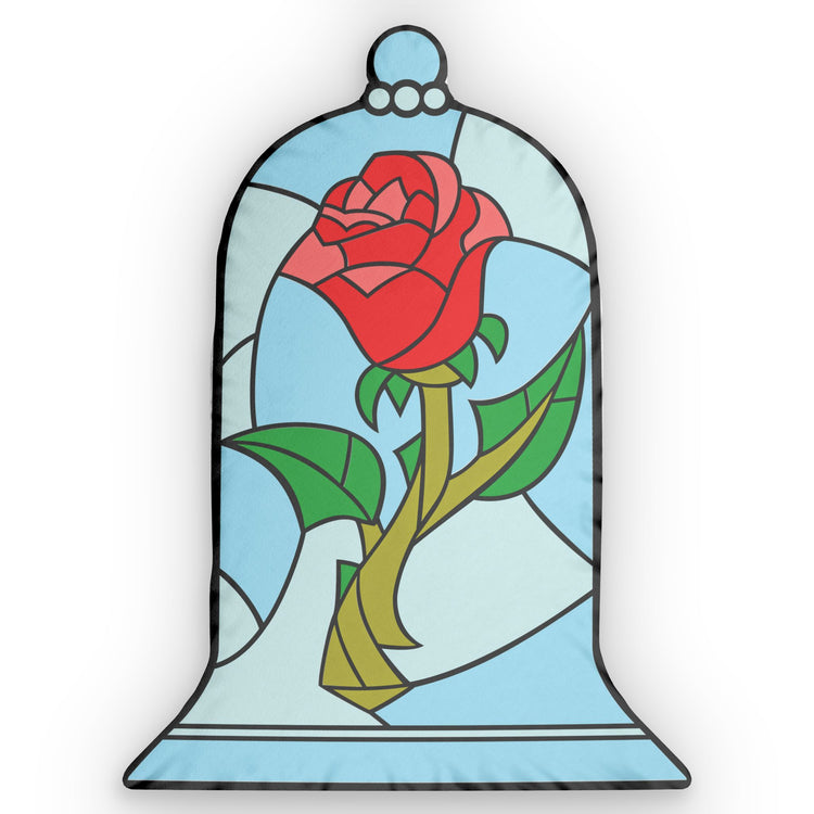 Enchanted Rose-Shaped Pillow - Fandom-Made
