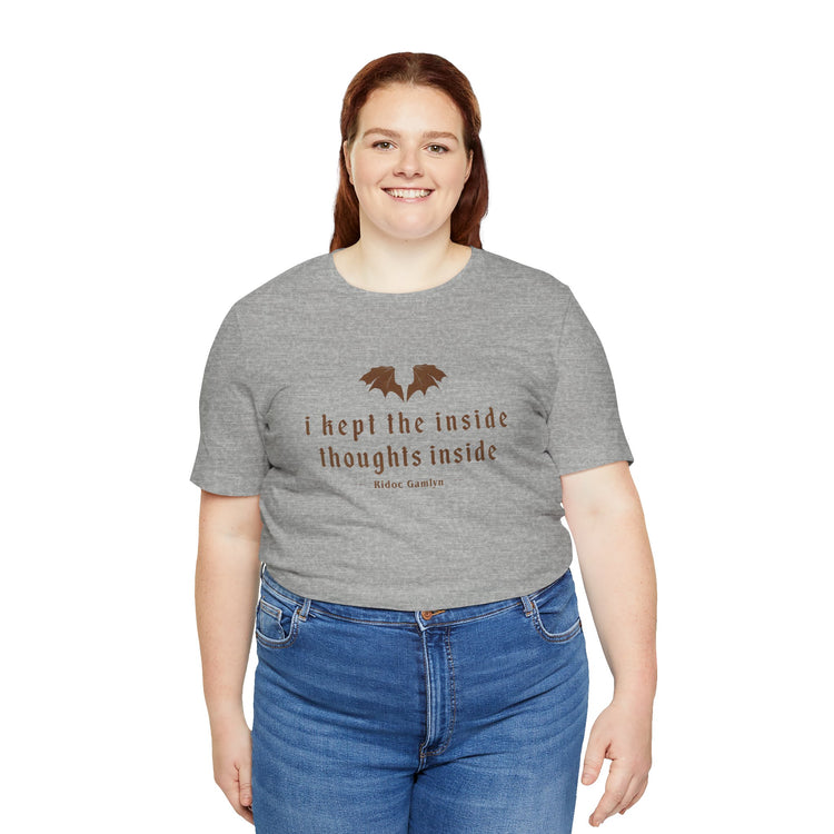 Thoughts Inside Unisex T-Shirt - Fandom-Made