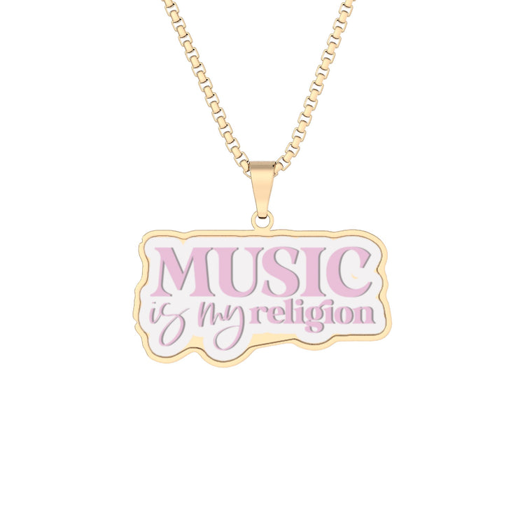 Music Is My Religion Pendant