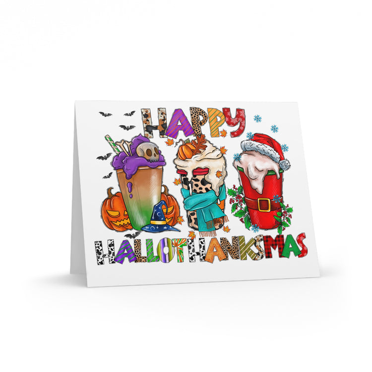 Happy Hallothanksmas Greeting Cards - Fandom-Made