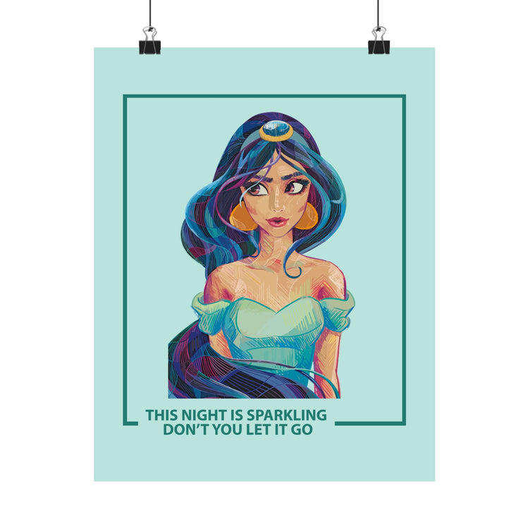 The Night Is Sparkling Poster - Fandom-Made