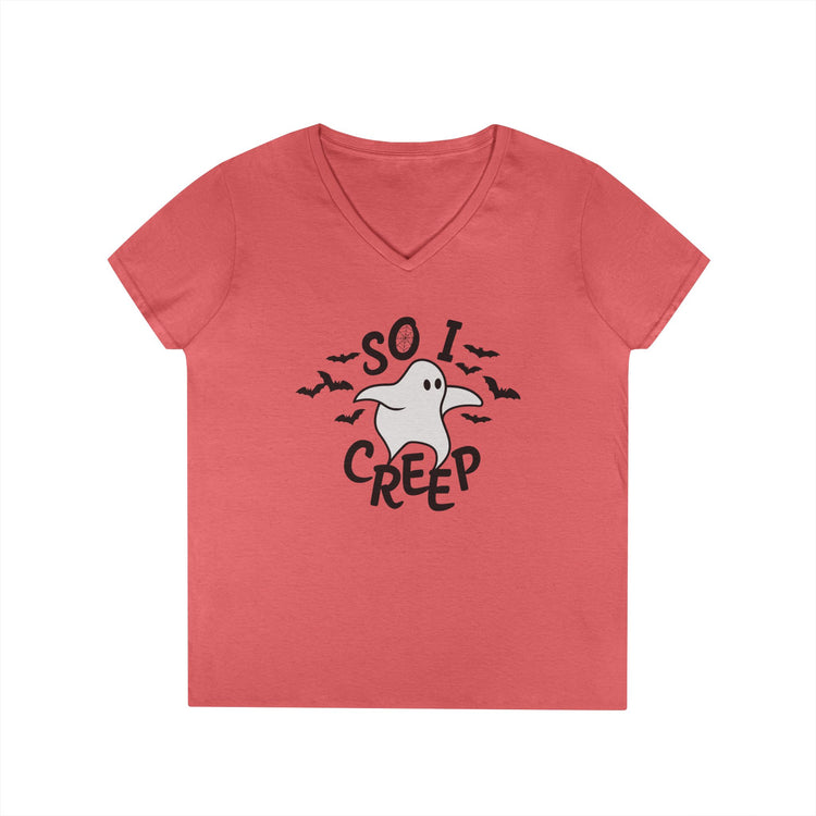 So I Creep Ladies' V-Neck Tee