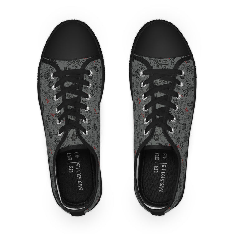 Supernatural Symbols Men's Sneakers - Fandom-Made