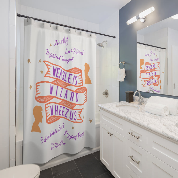 Wizard Wheezus Shower Curtain - Fandom-Made