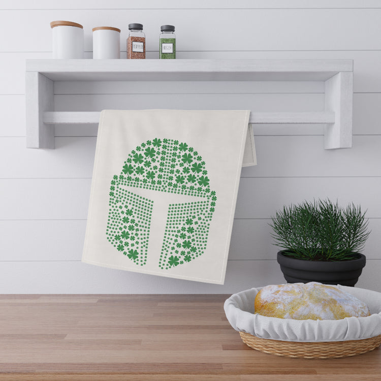 Mandalorian Helmet Kitchen Towels - Fandom-Made