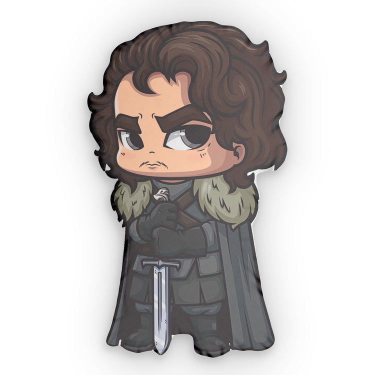 Jon Snow-Shaped Pillow - Fandom-Made
