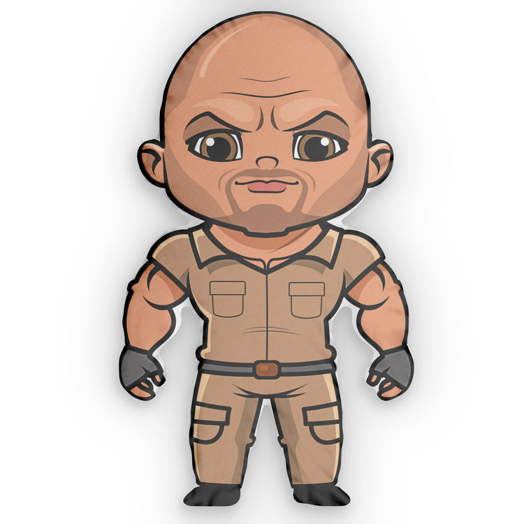 Dr. Smolder Bravestone-Shaped Pillow