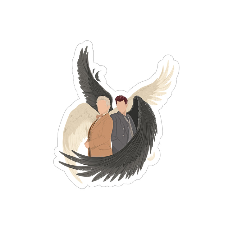 Good Omens Duo Transparent Stickers - Fandom-Made
