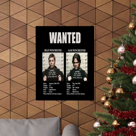Winchesters Wanted Poster - Fandom-Made