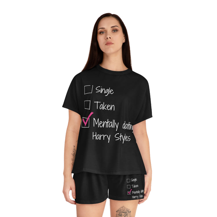 Mentally Dating Harry Styles Women's Pajama Set - Fandom-Made