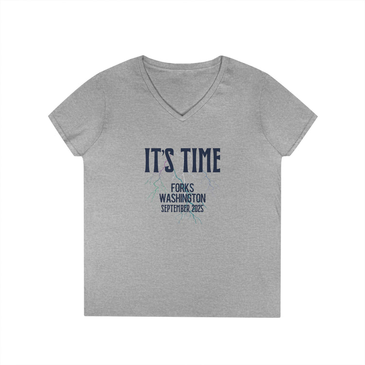 It's Time V-Neck Tee - Fandom-Made