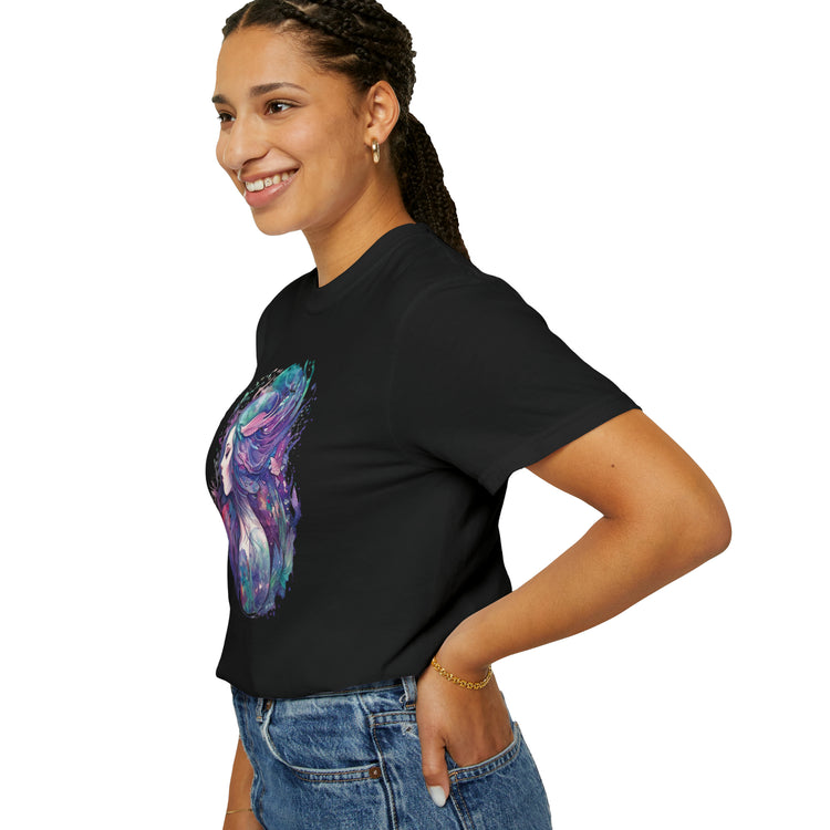 Mermaid Watercolor Unisex Garment-Dyed T-shirt - Fandom-Made