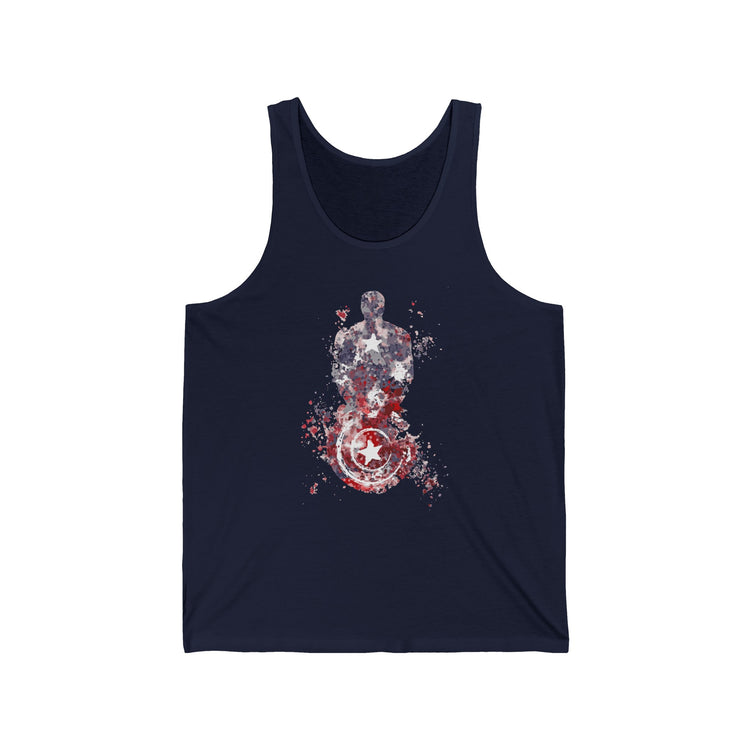 Captain America Unisex Tank Top - Fandom-Made
