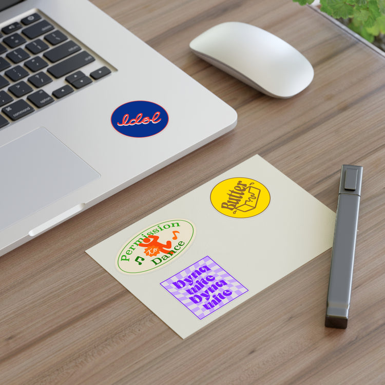 Permission To Stick Sticker Sheet
