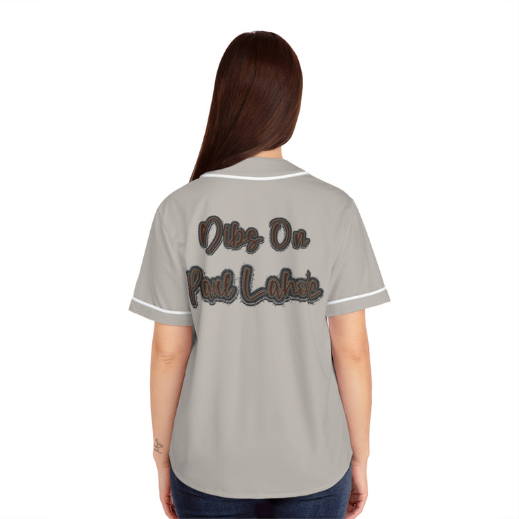 Dibs On Paul Lahote Women's Baseball Jersey - Fandom-Made