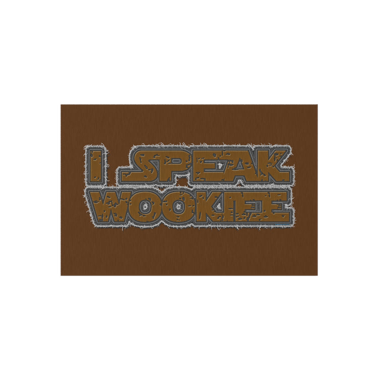 I Speak Wookiee Outdoor Rug - Fandom-Made