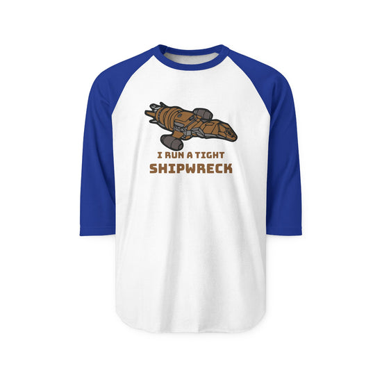 Tight Shipwreck 3/4 Raglan Shirt - Fandom-Made
