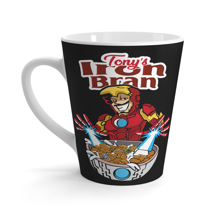 Tony's Iron Bran Latte Mug - Fandom-Made