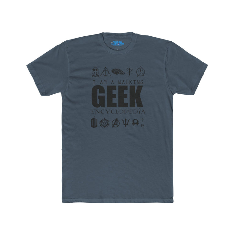 Geekdom Encyclopedia Men's Fitted T-Shirt - Fandom-Made
