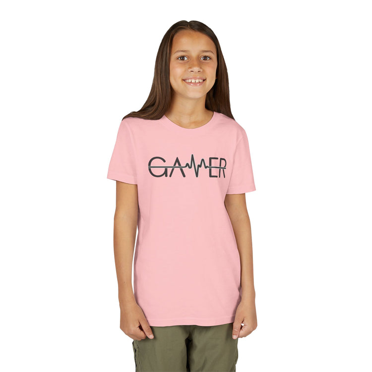 Gamer Heartbeat Youth Tee - Fandom-Made