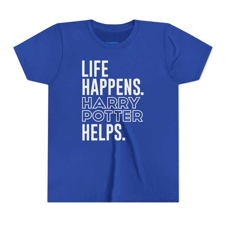 Life Happens Harry Potter Helps Youth Tee - Fandom-Made