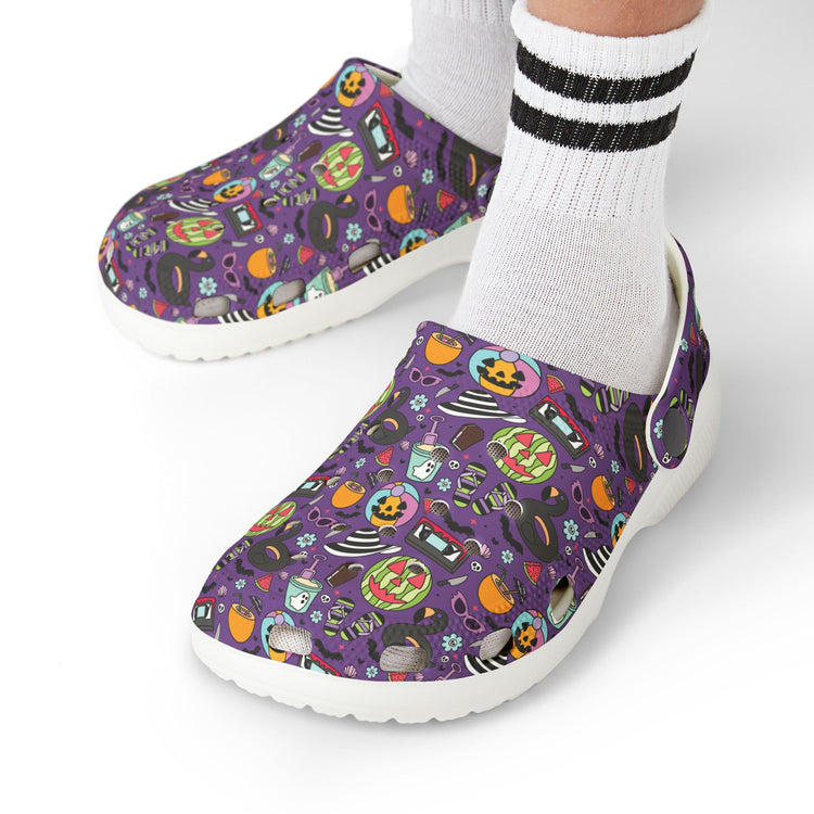 Summerween Vibes Kids Clogs