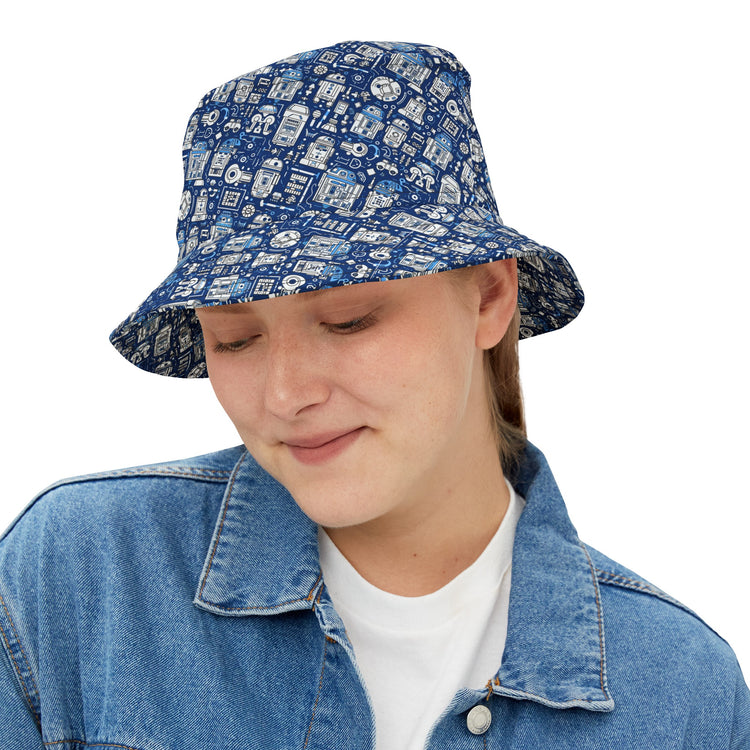 R2 All-Over Print Bucket Hat - Fandom-Made